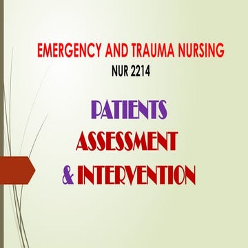 Chapter2 trauma assessment and management | PPT