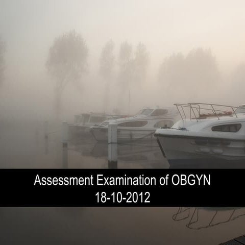 Assessment examination1