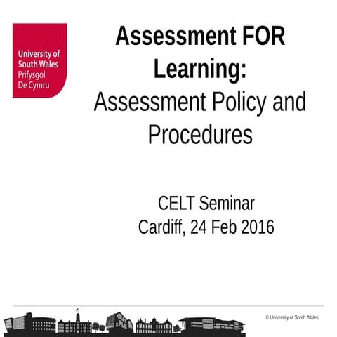 Assessment for learning policy ro