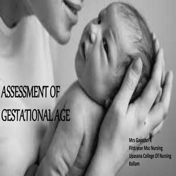 Assessment gestational age