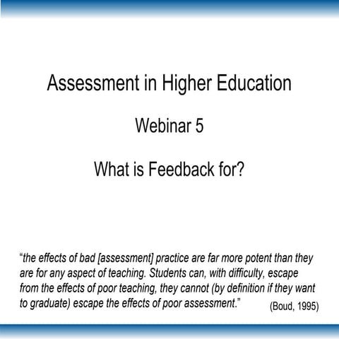 Assessment in he 2014 webinar 5