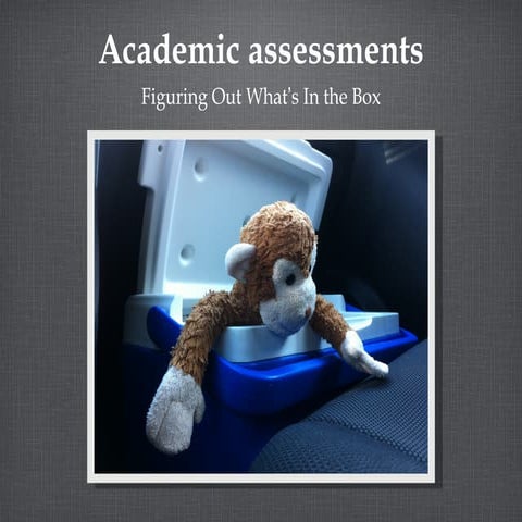 Assessment in Spec Ed