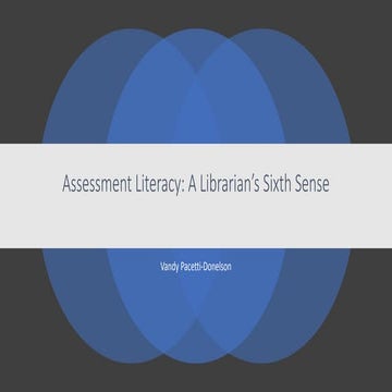 Assessment literacy