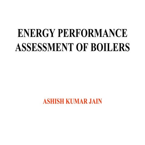 Assessment of boiler performance