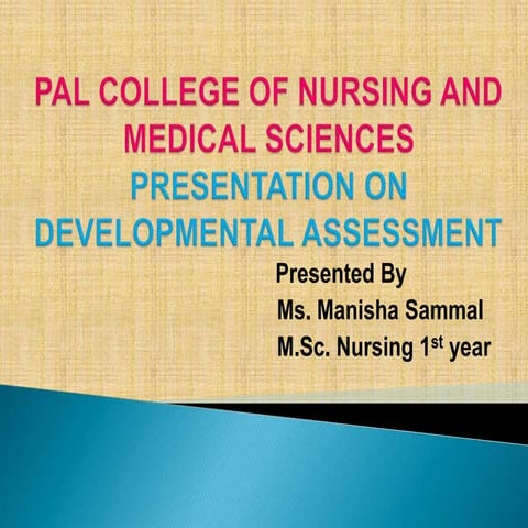 Assessment of development