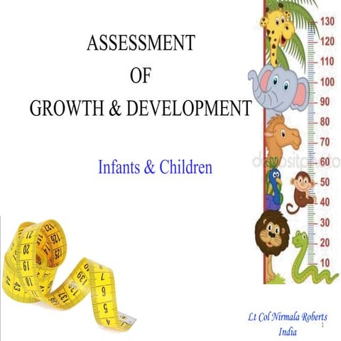 Assessment of Growth and Development in Infants and Children
