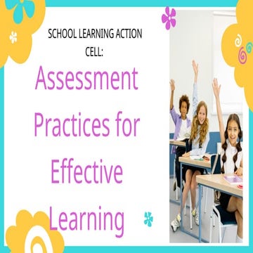 Assessment of Learning in Classroom and others