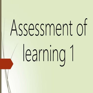 Assesment of Learning 1.pptx