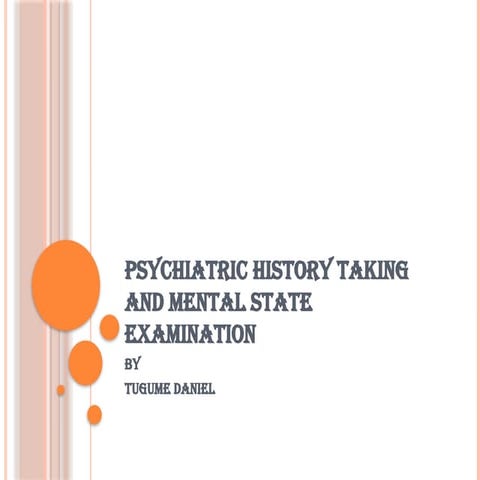 ASSESSMENT OF PSYCHIATRIC 6666678976321356