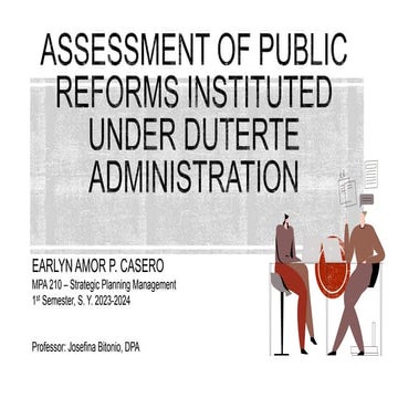 ASSESSMENT  PUBLIC REFORMS   PHILIPPINES