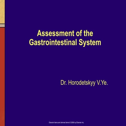 Assessment of the Gastrointestinal System.ppt