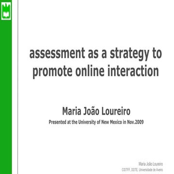 Assessment online interaction m_joao_loureiro