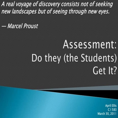 Assessment ppt
