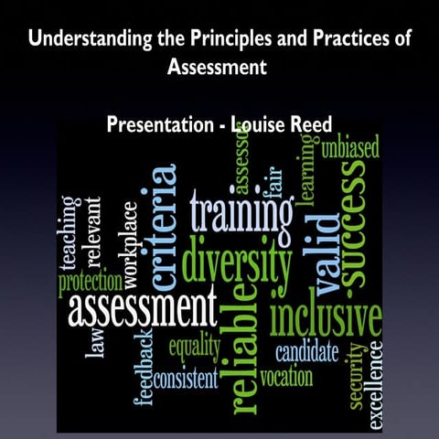 Assessment presentation | PPT