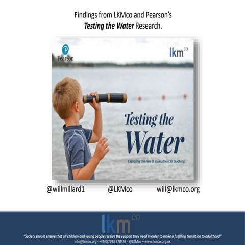 ResearchSEND- Testing the Water - 18.11.2017