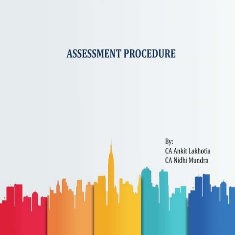 Assessment procedure