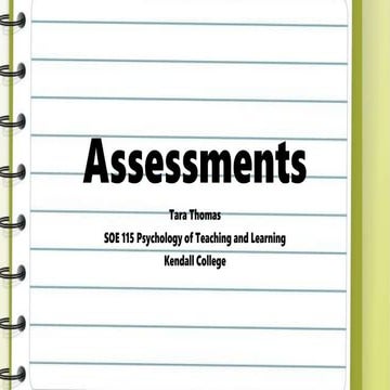 Assessments