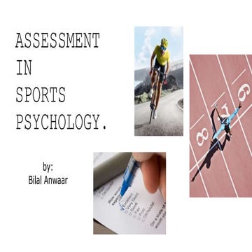 Assessment In Sports Psychology | PPTX