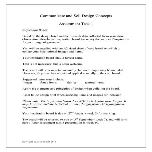 Inspiration Board_RC | PDF
