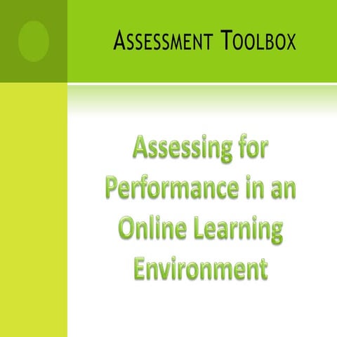 Assessment Toolbox | PPTX | Internet for Beginners | Internet
