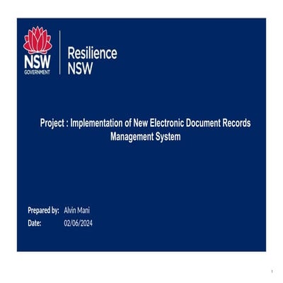 Comprehensive Implementation and Risk Management of New Electronic ...