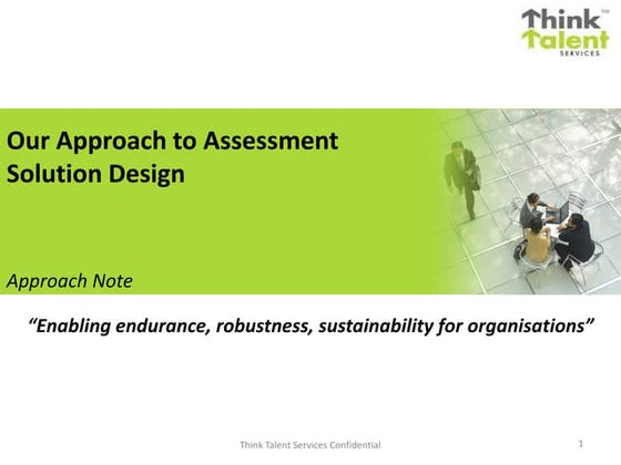 Assess- Talent Solutions ppt