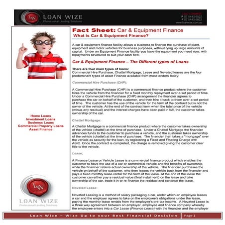 Asset finance   fact sheet email