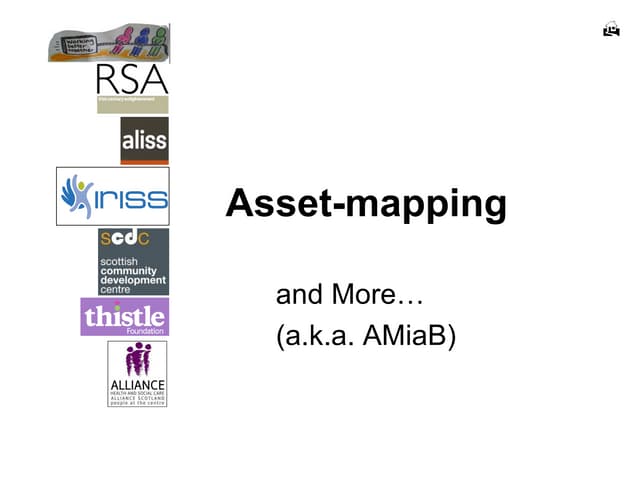 Asset-Mapping and more - an outline...