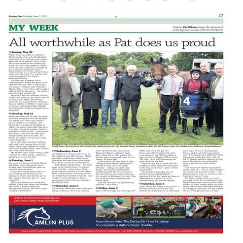 Cecil & Pat's big week