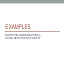 Branding, creative, lead generation asset examples