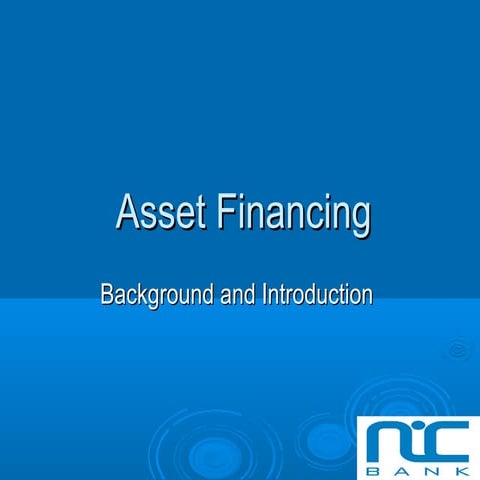 Asset Financing | PPT