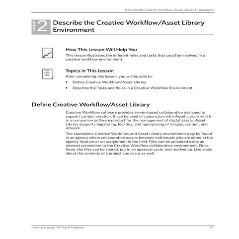 Intro to Creative Workflow / Asset Library