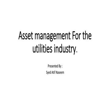 Asset management