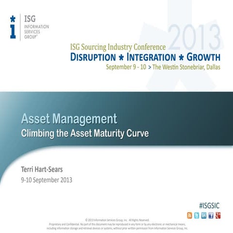 Asset Management: Climbing the Asset Maturity Curve