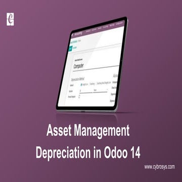 Asset Management Depreciation in Odoo 14