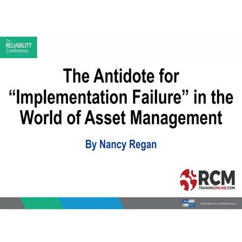 The Antidote to Implementation Failure in the World of Asset Management