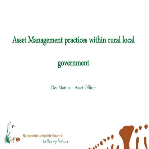 Asset Management Practices in Rural Local Government | PPTX