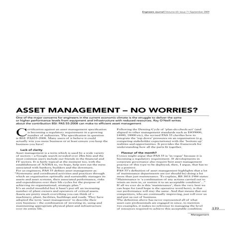 Asset management no worries