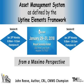 asset management system as defined by uptime elements John Reeve.pptx