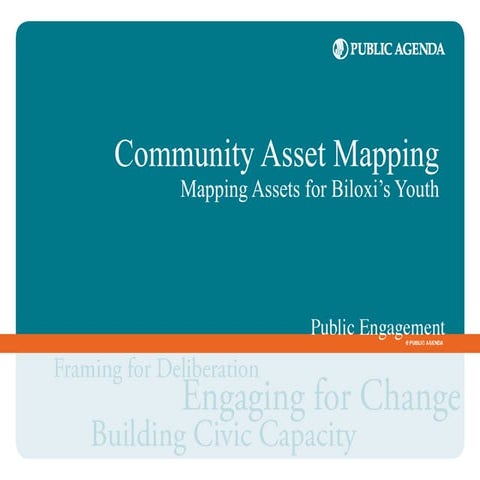 Community Asset Mapping - Public Agenda