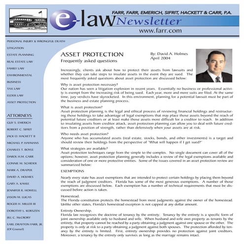 Asset Protection Presentation | PDF
