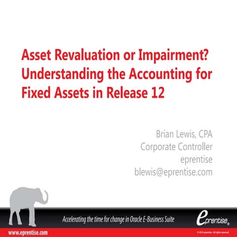 Asset Revaluation or Impairment - Understanding the Accounting for Fixed Asse...