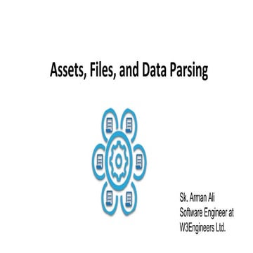 Assets, files, and data parsing