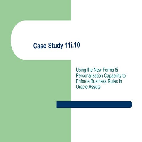 Assets Personalization Presentation for Eastern States.ppt