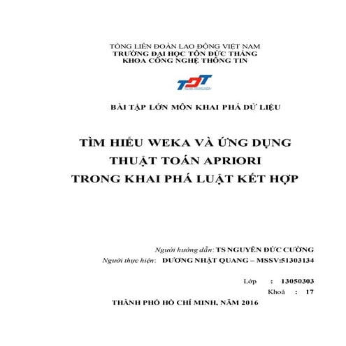 Khai phá dử liệu