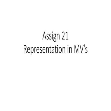 Assign 21 representation in music videos