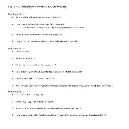 Assign 2 intro to mv