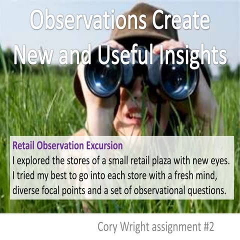 Assign 2 observations create