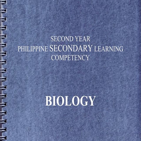 Learning Competency in biology