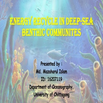 Benthic community 